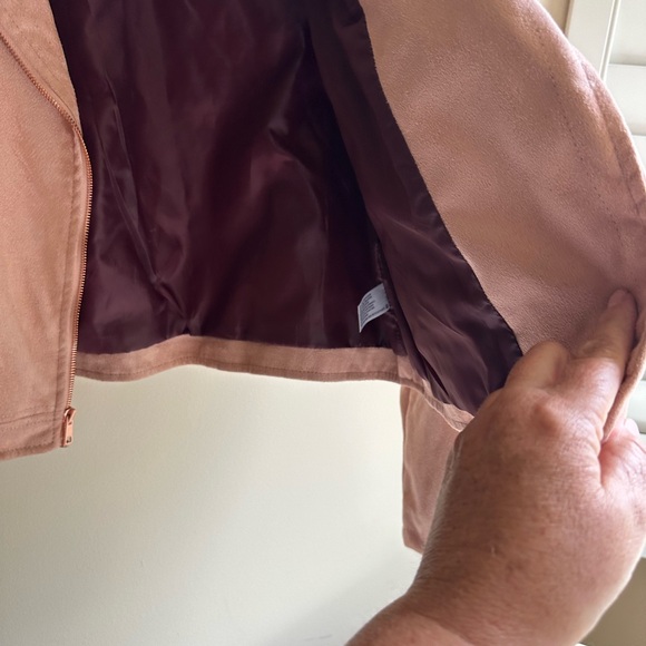 A New Day Blush Faux Leather Jacket for Women - Picture 6 of 9